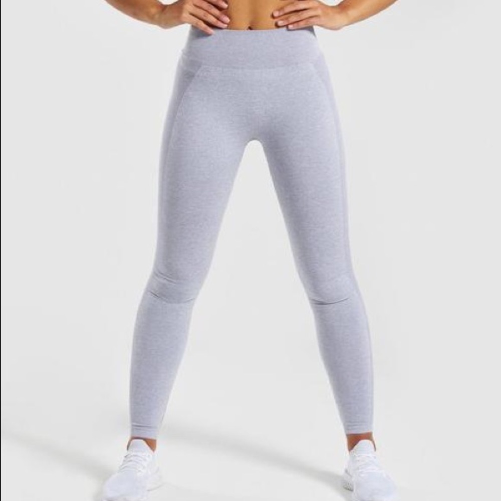 Gymshark Flex High Waisted Leggings - Blue/Grey
